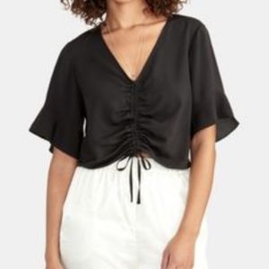 RACHEL Rachel Roy Drawstring Tie Crop Top 💕